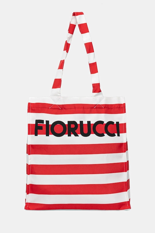 Kabelka Fiorucci Logo Print Nylon Tote vzorovaný červená W02FPABA275NY01RD02