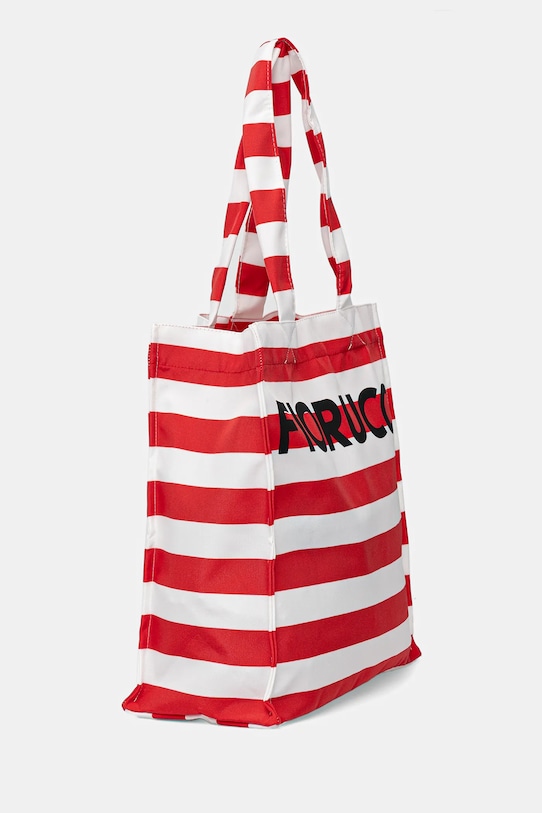 Kabelka Fiorucci Logo Print Nylon Tote W02FPABA275NY01RD02 červená AW25