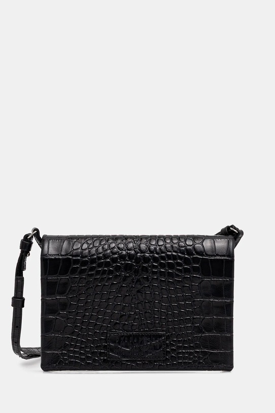 MM6 Maison Margiela torebka skórzana nie mieści A4 czarny SA6WF0001.P8650.T8013