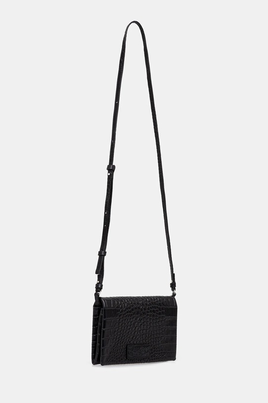 MM6 Maison Margiela torebka skórzana SA6WF0001.P8650.T8013 czarny AW25