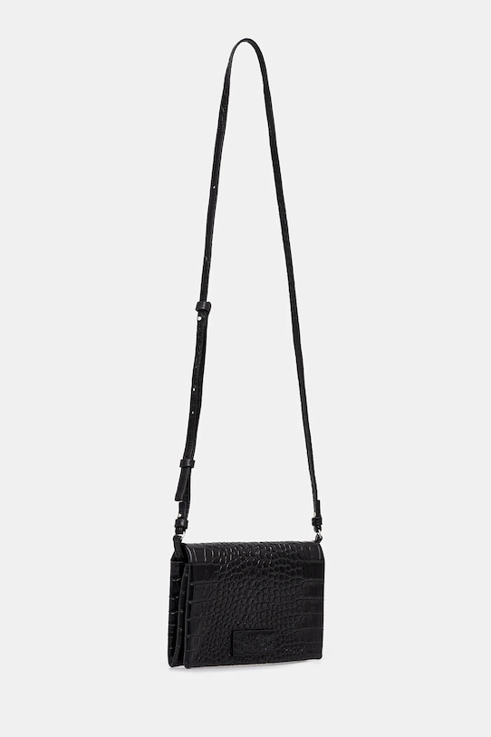 MM6 Maison Margiela poșetă de piele SA6WF0001.P8650.T8013 negru AW25