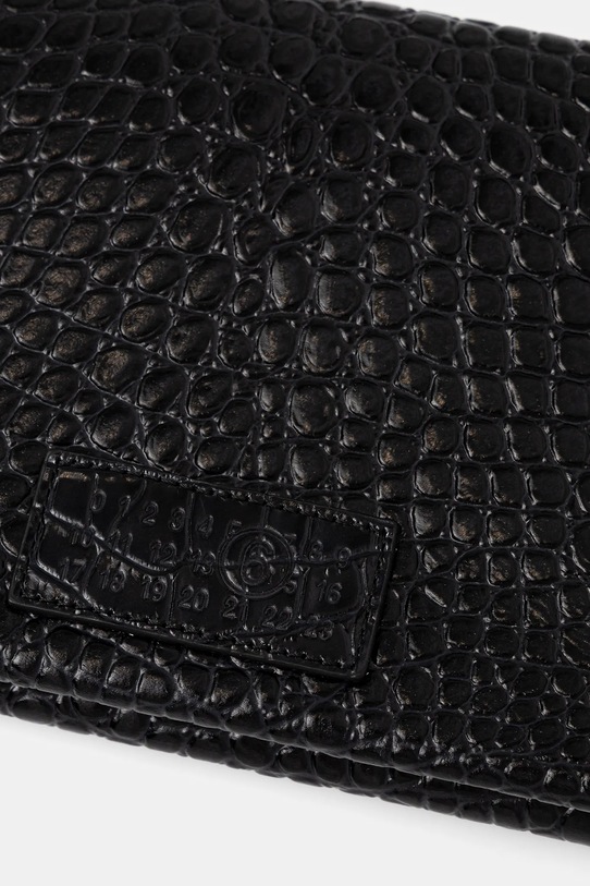 MM6 Maison Margiela torebka skórzana czarny SA6WF0001.P8650.T8013