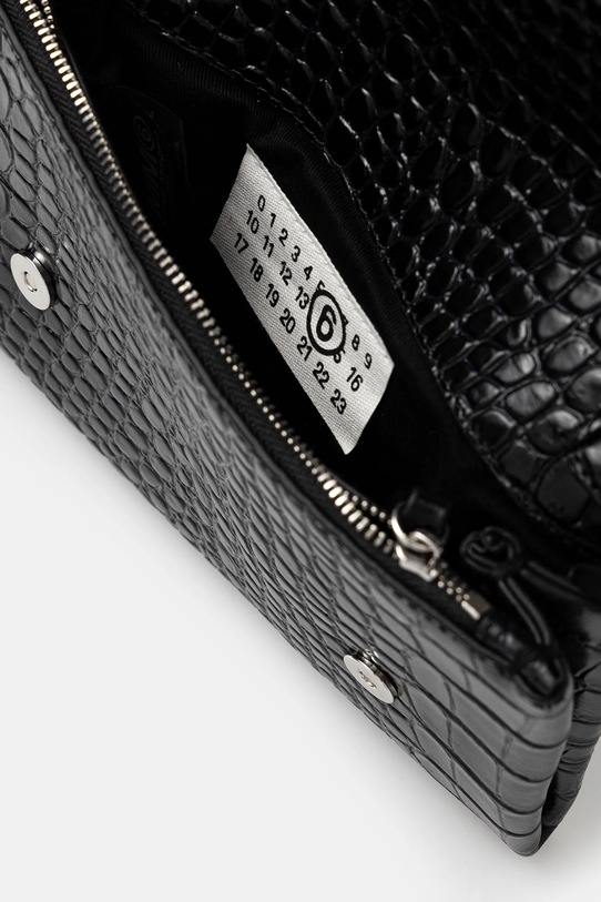 MM6 Maison Margiela torebka skórzana SA6WF0001.P8650.T8013 czarny