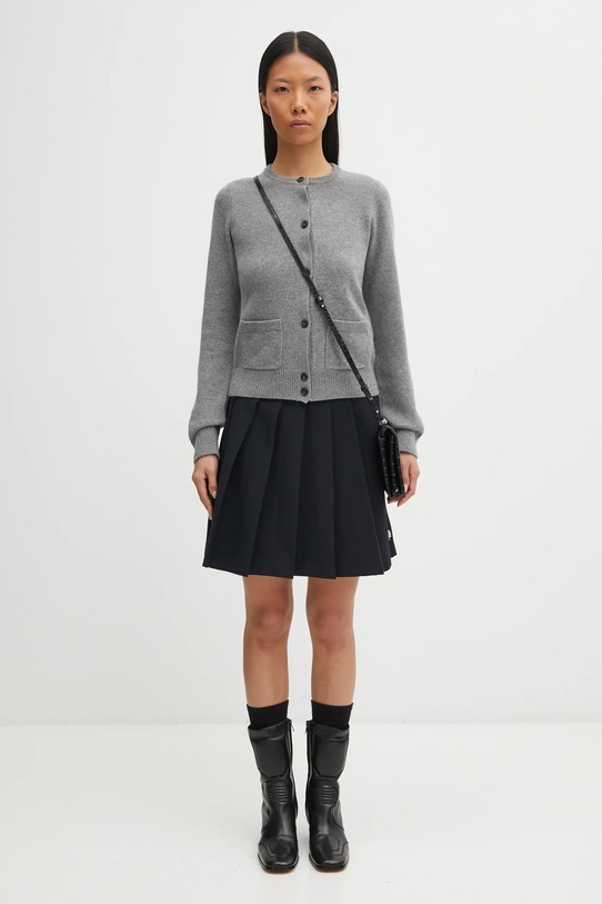 MM6 Maison Margiela torebka skórzana nie mieści A4 czarny SA6WF0001.P8650.T8013