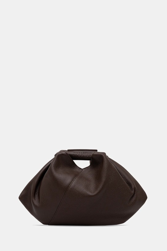 Kožená kabelka MM6 Maison Margiela usňová koža hnedá SB5WD0029.P7255.T2625