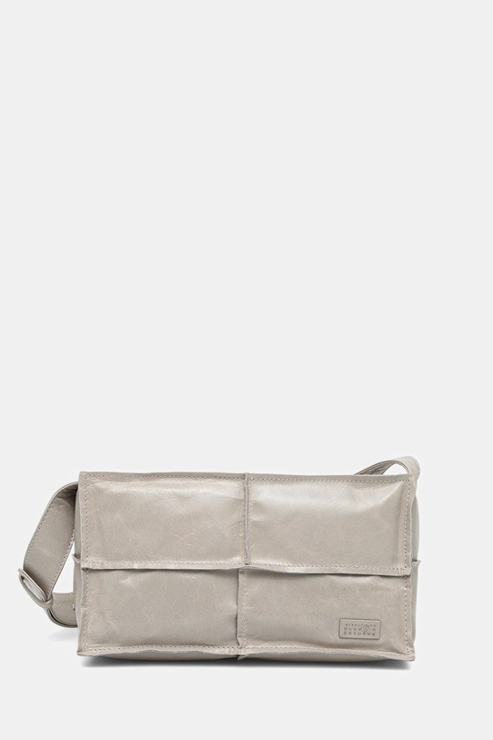 MM6 Maison Margiela torebka skórzana skóra licowa szary SB5WD0031.P8490.T1019