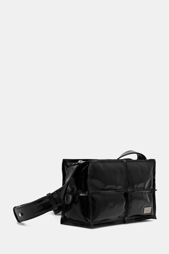 MM6 Maison Margiela torebka skórzana SB5WD0031.P8490.T8013 czarny AW25