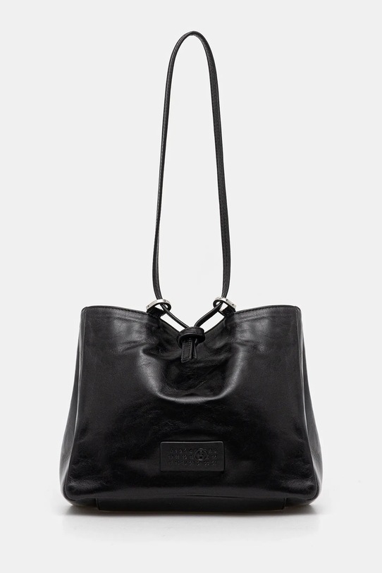 MM6 Maison Margiela torebka skórzana skóra licowa czarny SB5ZH0021.P7187.T8013