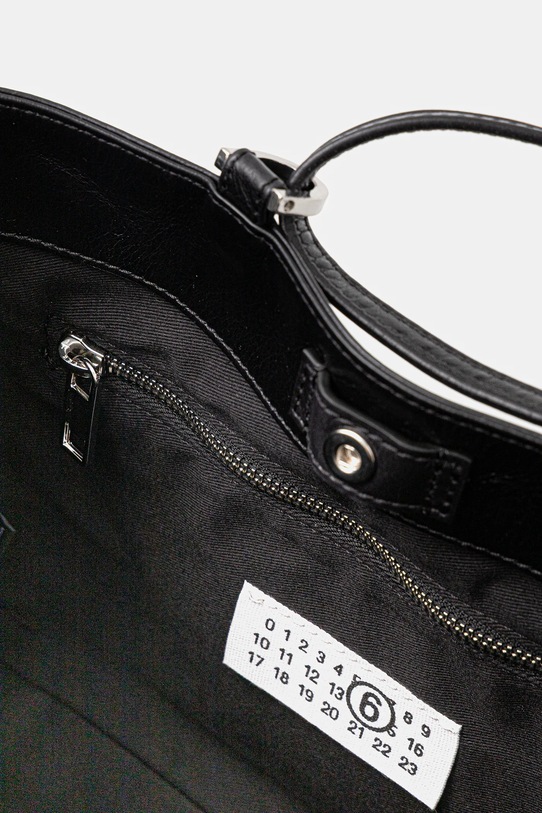 MM6 Maison Margiela torebka skórzana SB5ZH0021.P7187.T8013 czarny