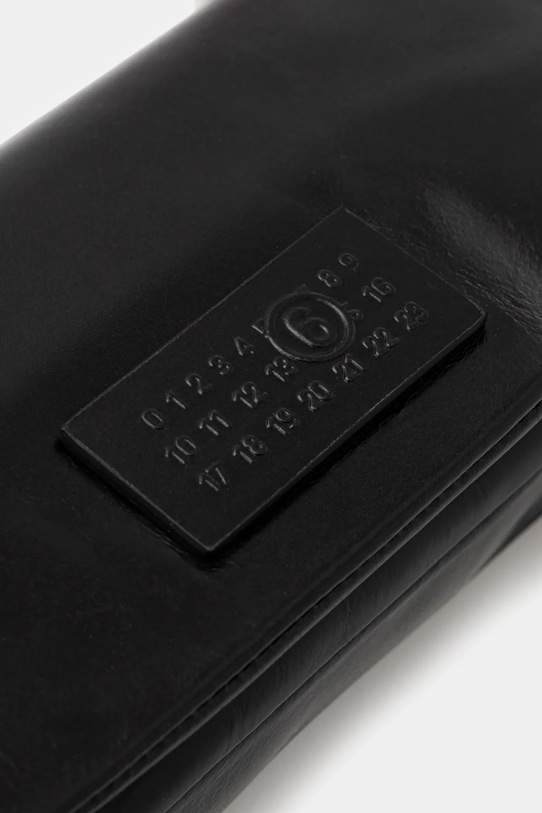 MM6 Maison Margiela torebka skórzana czarny SB5ZH0022.P7187.T8013