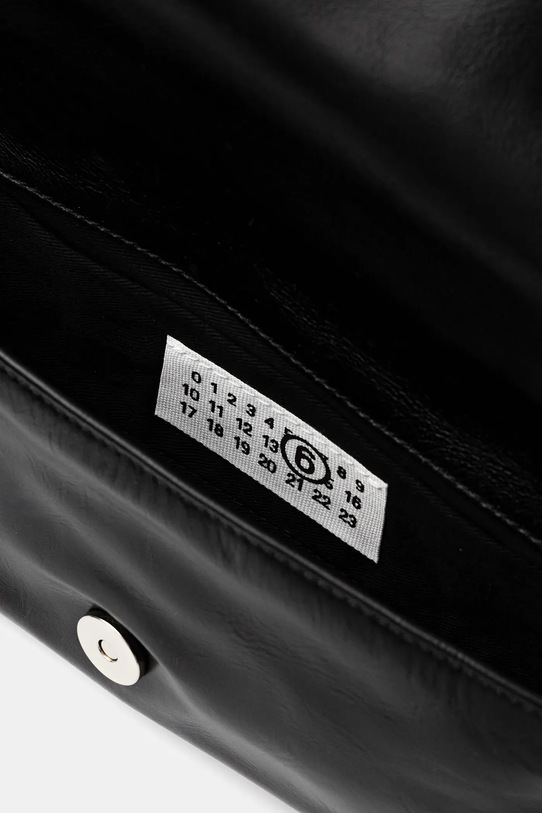 MM6 Maison Margiela torebka skórzana SB5ZH0022.P7187.T8013 czarny