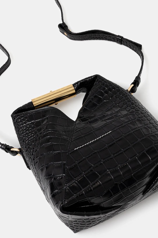 Akcesoria MM6 Maison Margiela torebka skórzana SB6WD0042.P8650.T8013 czarny