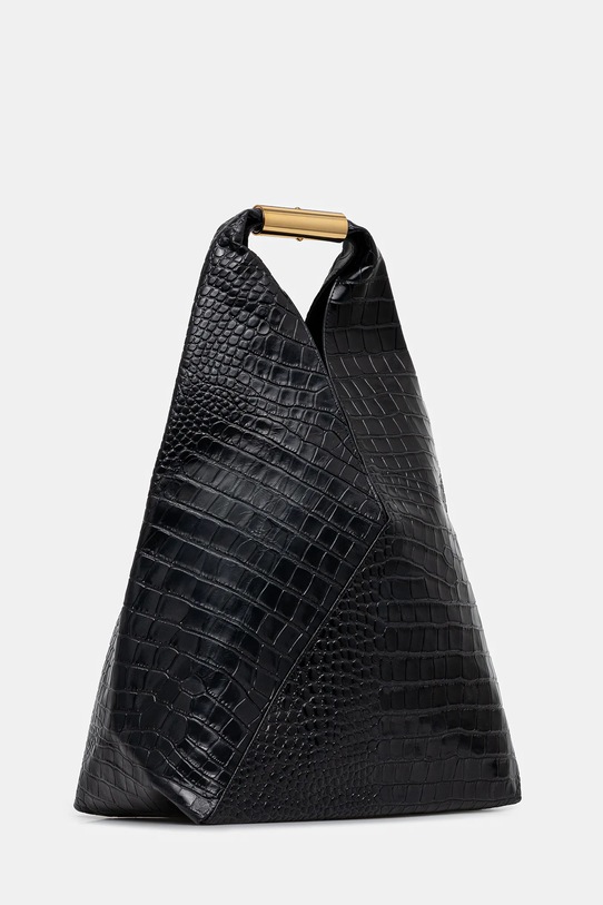 MM6 Maison Margiela torebka skórzana SB6WD0043.P8650.T8013 czarny AW25
