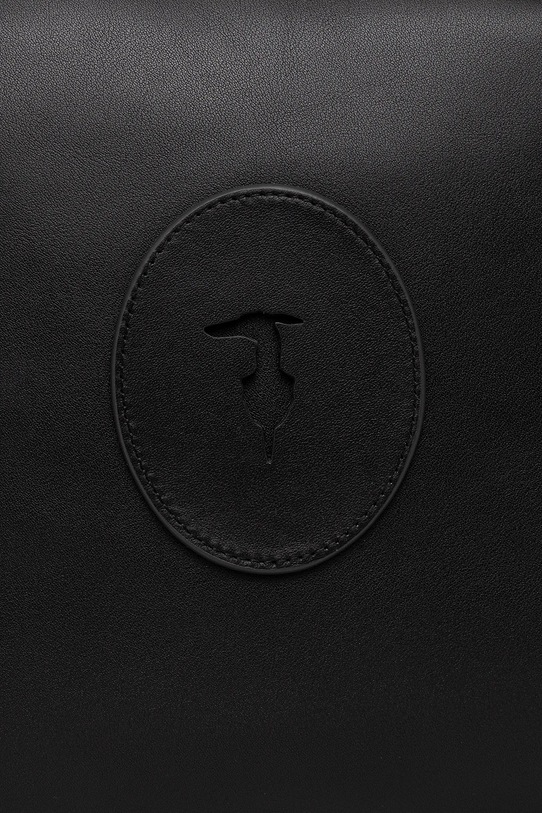Trussardi torebka skórzana czarny Z644E006025N
