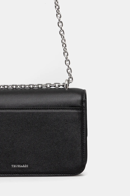 Akcesoria Trussardi torebka skórzana Z603E005980N czarny