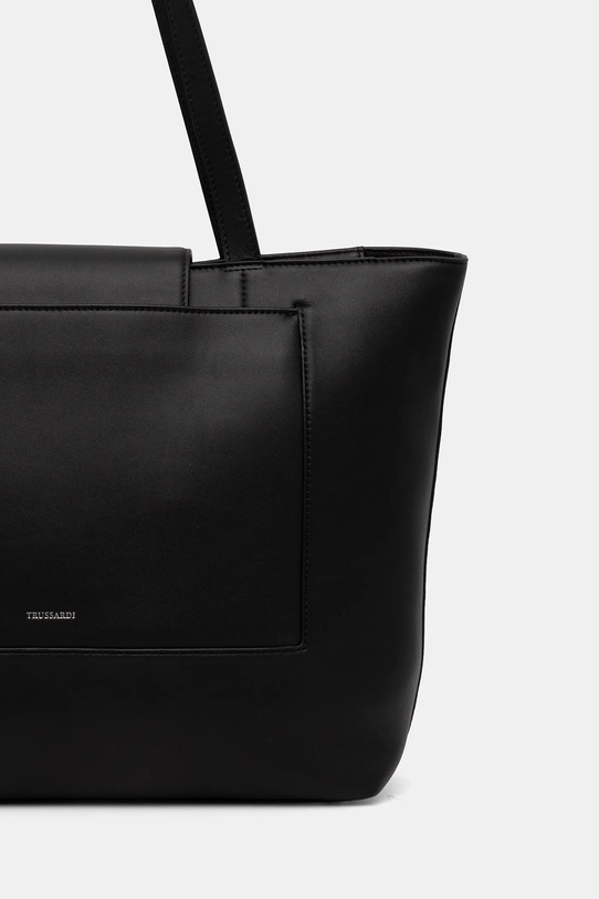 Шкіряна сумочка Trussardi чорний Z605E005982N