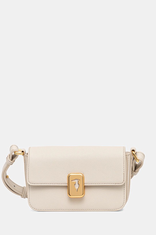 Trussardi torebka skórzana skóra licowa beżowy Z601E106075N