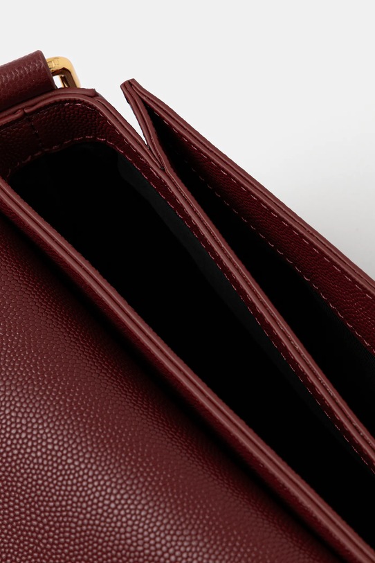Trussardi torebka skórzana Z601E106075N czerwony