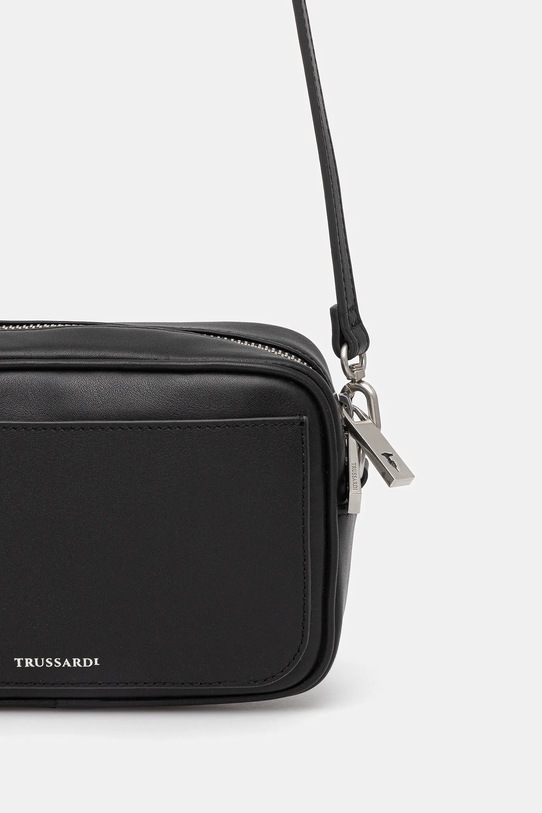 Akcesoria Trussardi torebka skórzana Z646E006027N czarny