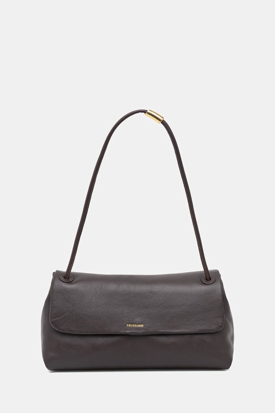 Trussardi torebka skórzana skóra licowa brązowy Z611E005988N