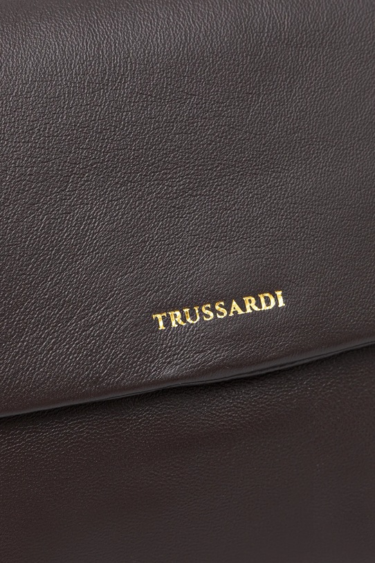 Кожаная сумочка Trussardi коричневый Z611E005988N