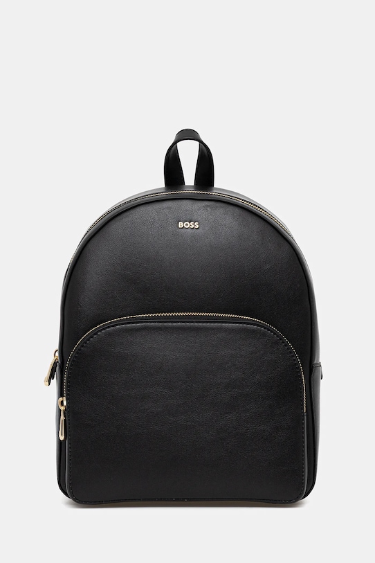 BOSS plecak skórzany skóra licowa czarny 50552169