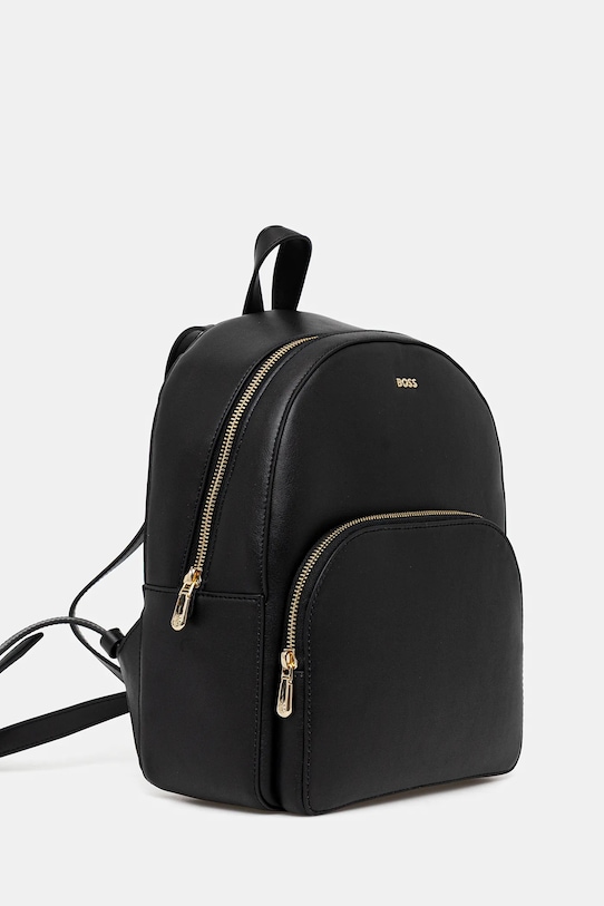 BOSS plecak skórzany 50552169 czarny AW25