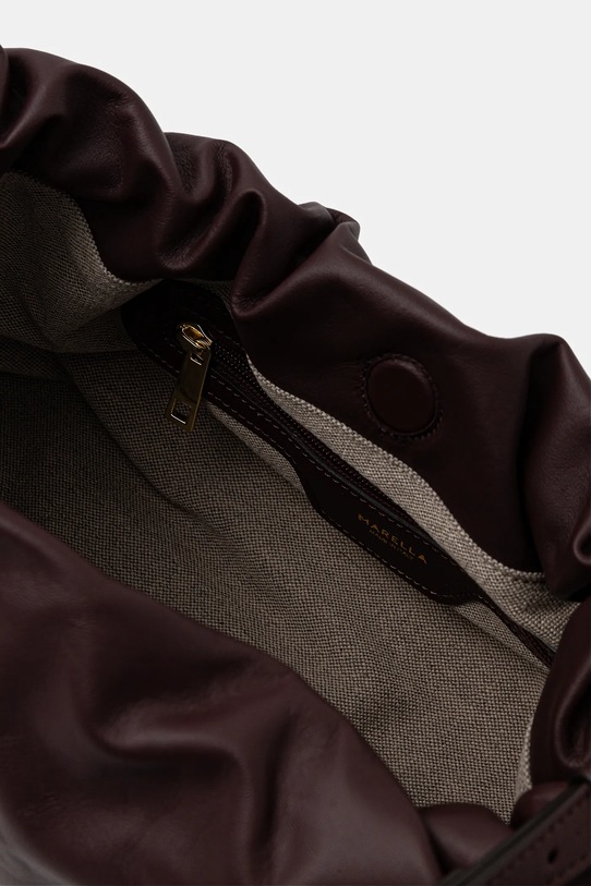 Marella torebka skórzana 2523519057200 bordowy