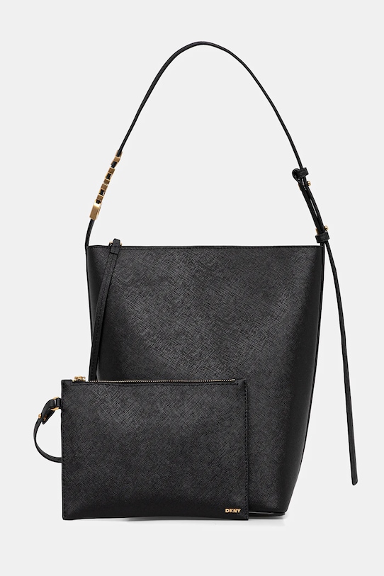 Dkny torebka AVRIL skóra licowa czarny R51J1J29