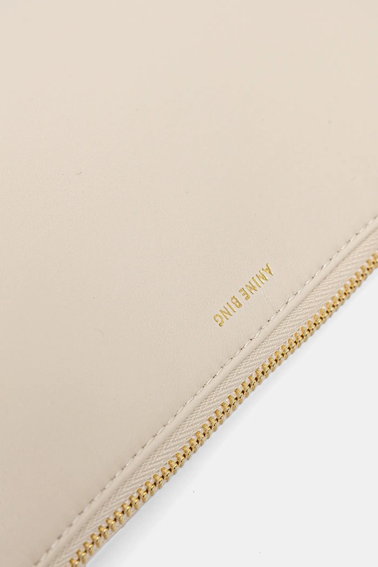 Anine Bing leather handbag mini elly beige A.13.11353