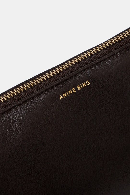 Anine Bing leather handbag mini elly brown A.13.11699