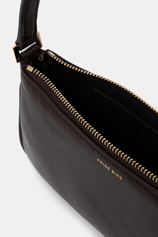 Anine Bing leather handbag mini elly A.13.11699 brown