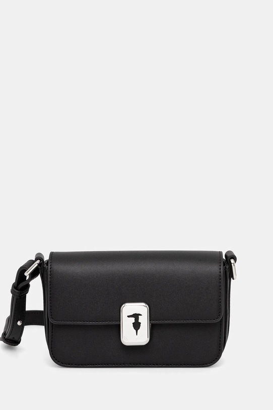 Trussardi torebka skórzana skóra licowa czarny Z601E005978N