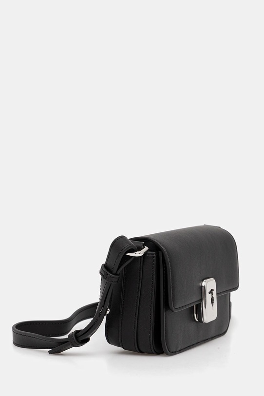 Trussardi torebka skórzana Z601E005978N czarny AW25