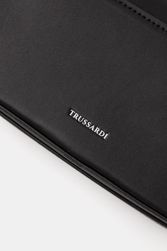 Trussardi torebka skórzana czarny Z601E005978N