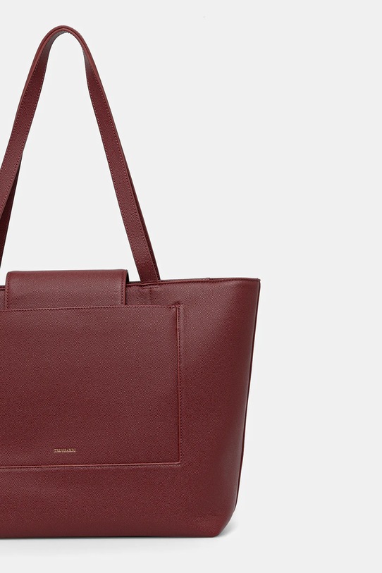 Akcesoria Trussardi torebka skórzana Z605E106078N bordowy