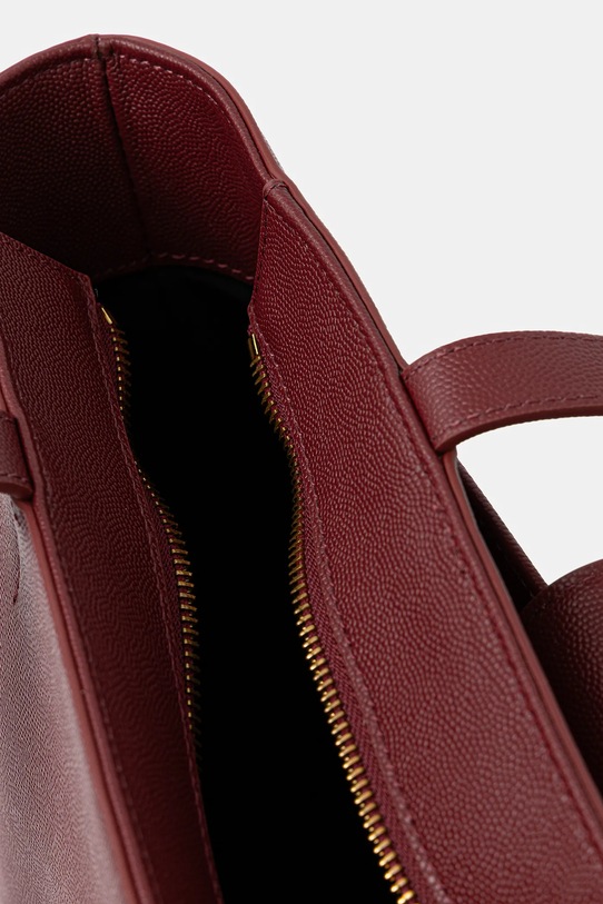 Trussardi torebka skórzana Z605E106078N bordowy