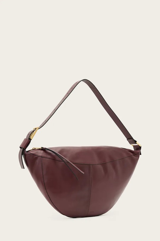 Akcesoria AllSaints torebka skórzana LUNA W190XD czerwony
