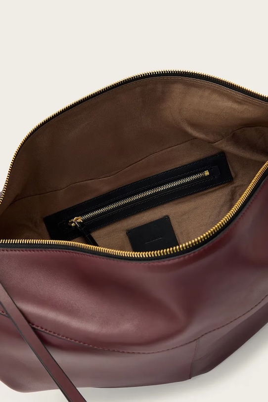 AllSaints poșetă de piele LUNA W190XD rosu