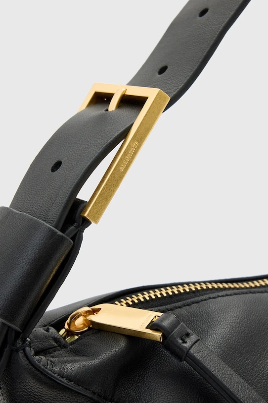 AllSaints poșetă de piele LUNA negru W190XD