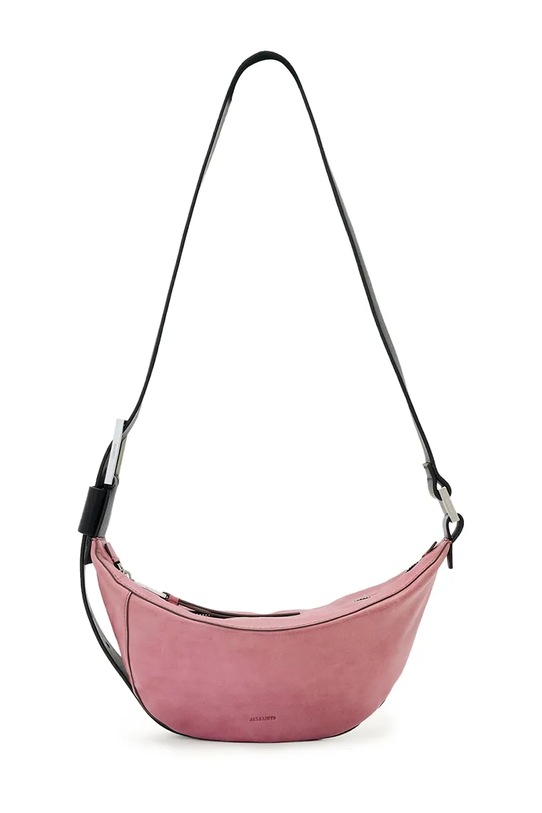 AllSaints сумка круассан женская из кожи LUNA розовый W192XD
