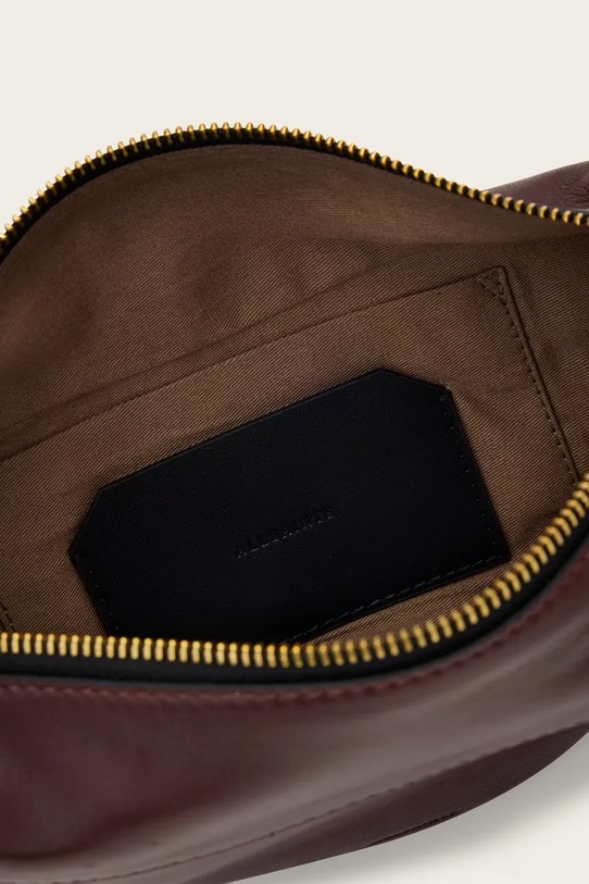 AllSaints torebka skórzana LUNA W192XD czerwony