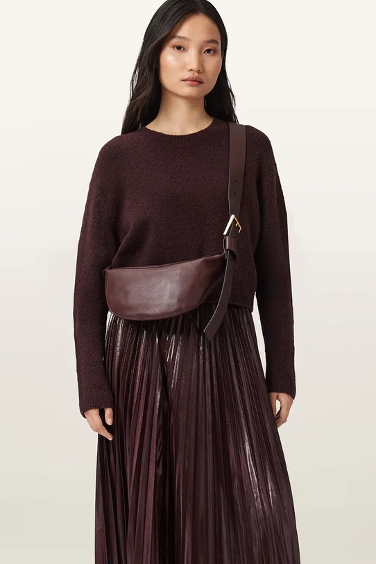 AllSaints torebka skórzana LUNA W192XD