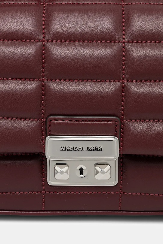 MICHAEL Michael Kors torebka skórzana bordowy 30R4S1SL3L