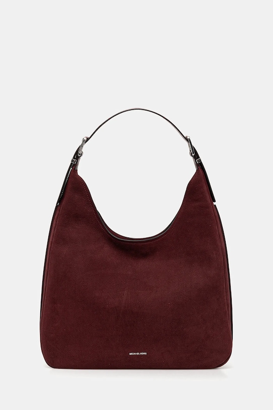 MICHAEL Michael Kors geantă din nubuck uni burgundia 30F4SY5H3T