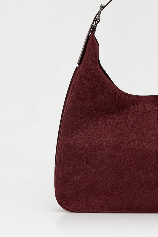 Accesorii MICHAEL Michael Kors geantă din nubuck 30F4SY5H3T burgundia