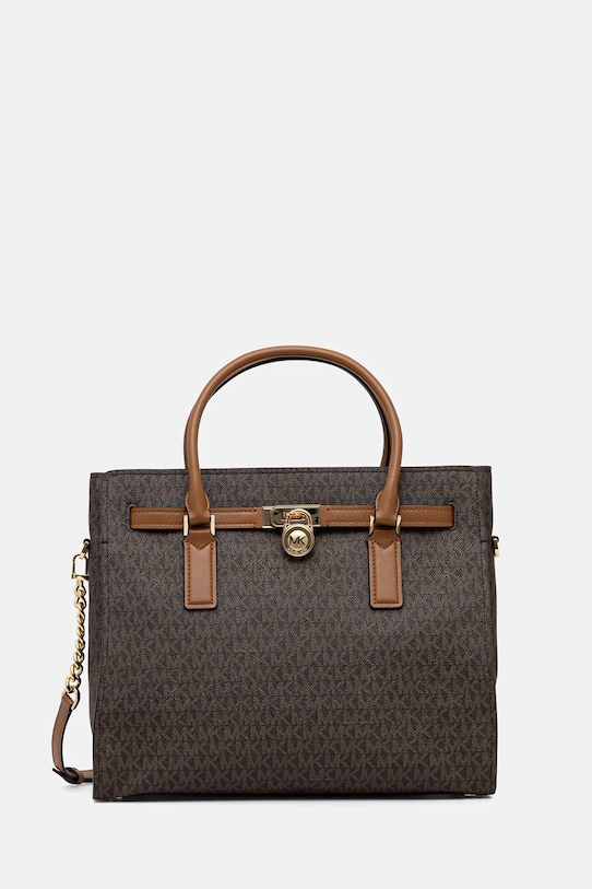 MICHAEL Michael Kors poșetă incape in A4 maro 30F5GNXS3B