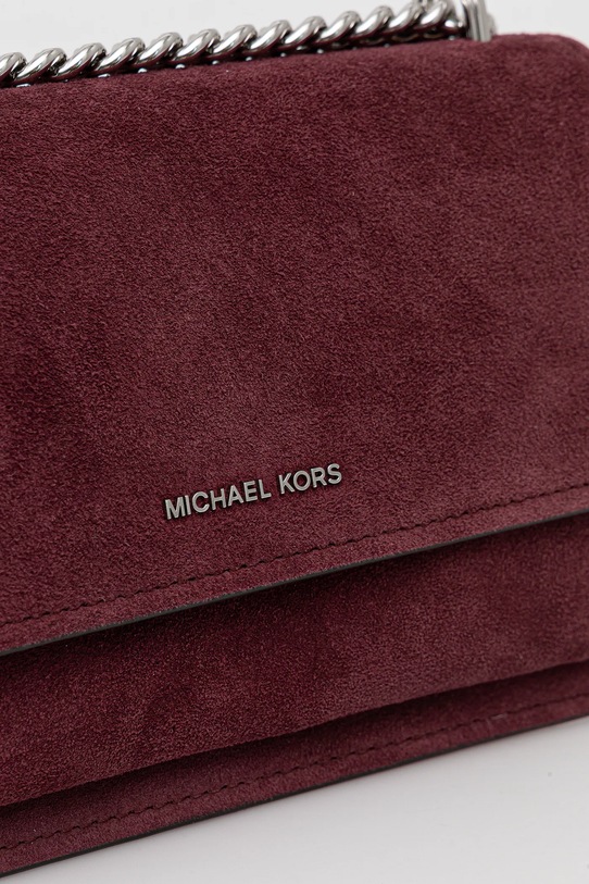 MICHAEL Michael Kors geantă de mână din piele întoarsă burgundia 30F5SC7L3S
