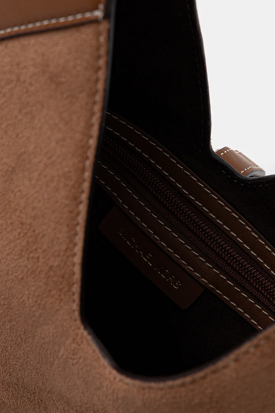 MICHAEL Michael Kors torebka zamszowa 30F5GQ8L6S brązowy
