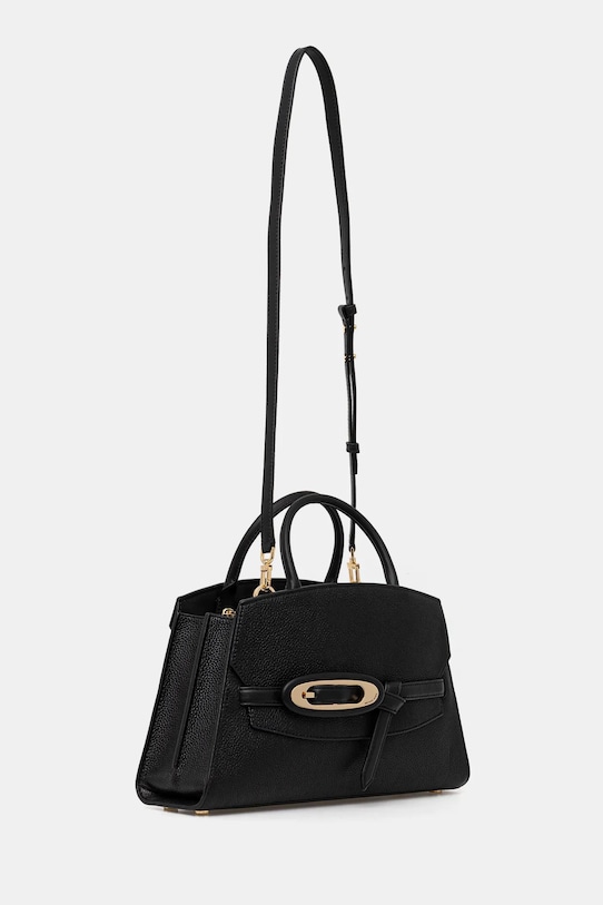 MICHAEL Michael Kors torebka skórzana 30F5GQ8S6L czarny AW25